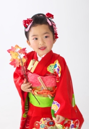 七五三 女の子 三歳 着物