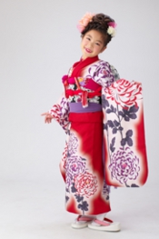 七五三 女の子 七歳 着物