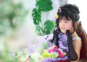 七五三 女の子 七歳 ドレス